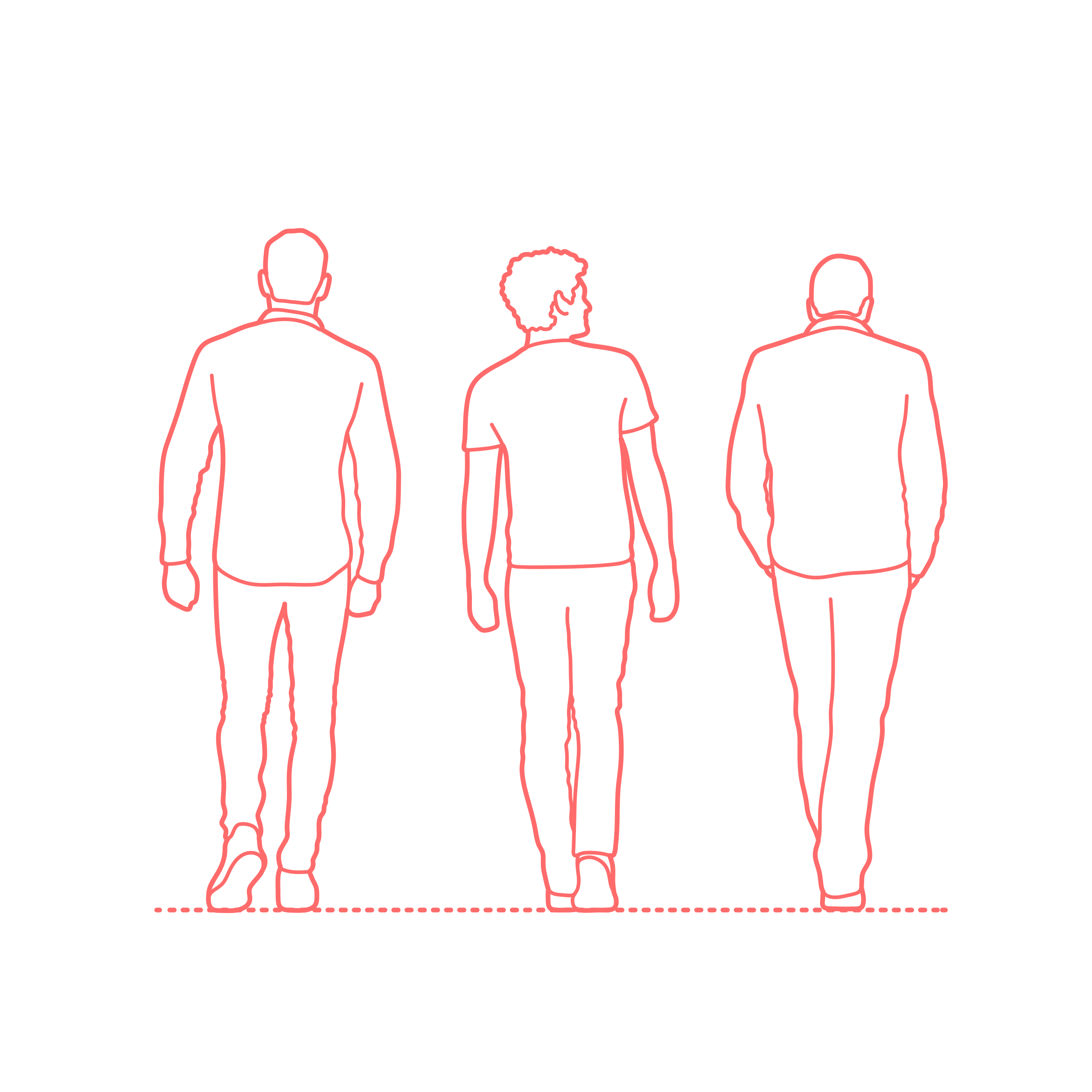 Humans Walking Male Back Sticker Svg Vector Free Vectors